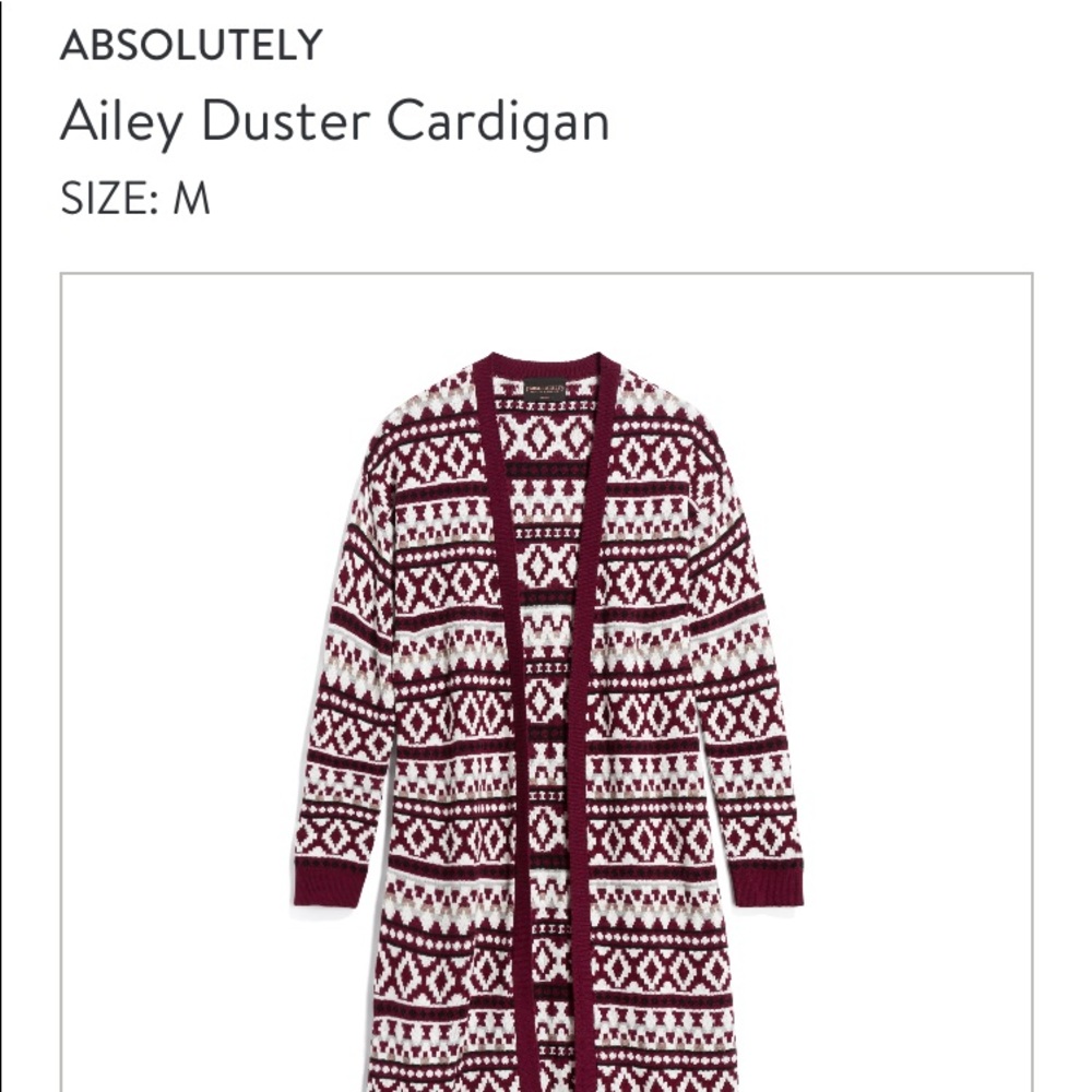 Absolutely print cardigan